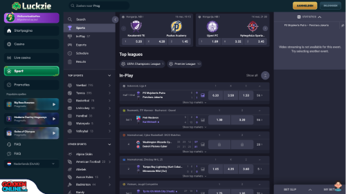 Luckzie Casino sport