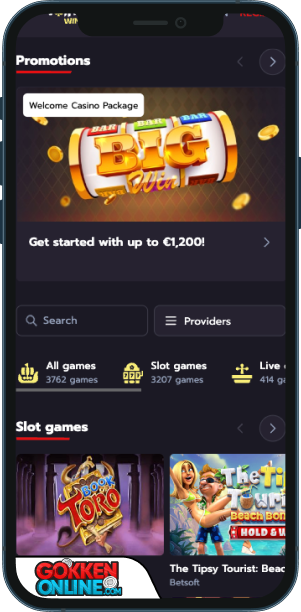Valhalla Wins Casino Mobiele app