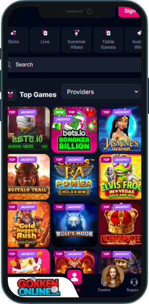 Betsio Casino Mobiele app