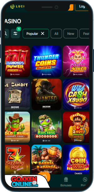 LuckyGem Casino Casino Mobiele app