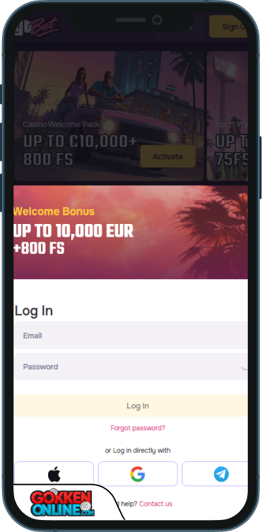 GTBet Casino Inloggen
