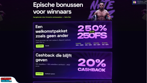 Immerion Casino bonus