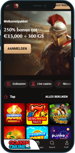 LegionBet Casino Mobiele app