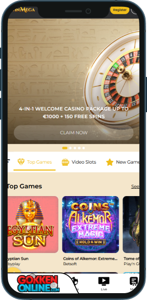 Winmega Casino Mobiele app