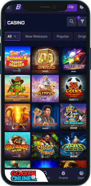 Betory Casino Mobiele app