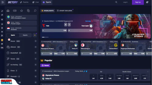 Betory Casino sport