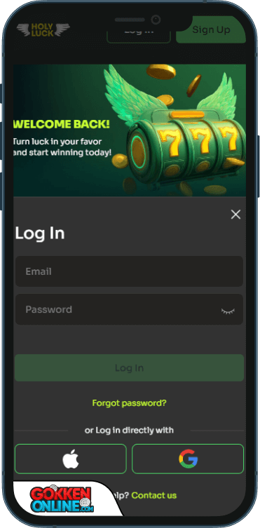 HolyLuck Casino Inloggen