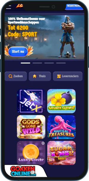 ZeusWin Casino Mobiele app