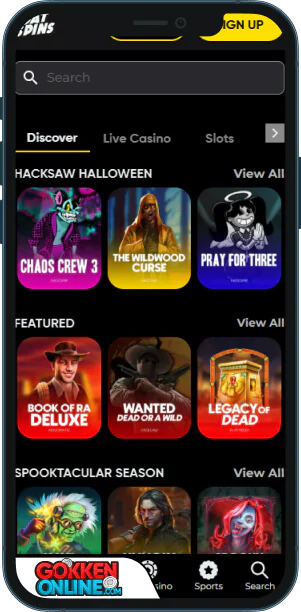 CatSpins Casino Mobiele app