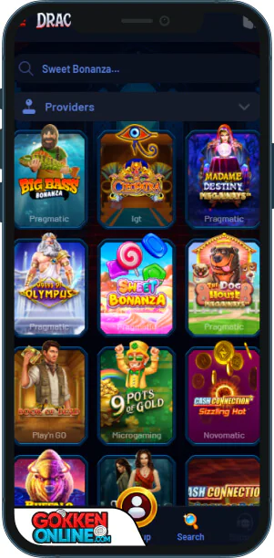 Dracula Casino Mobiele app