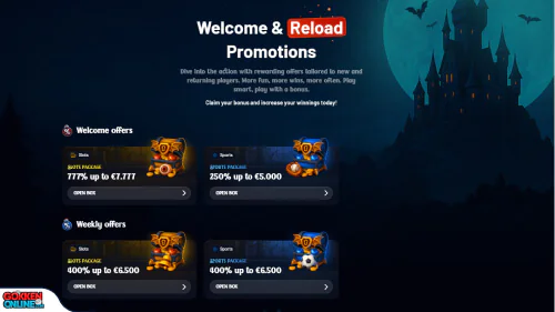 Dracula Casino bonus