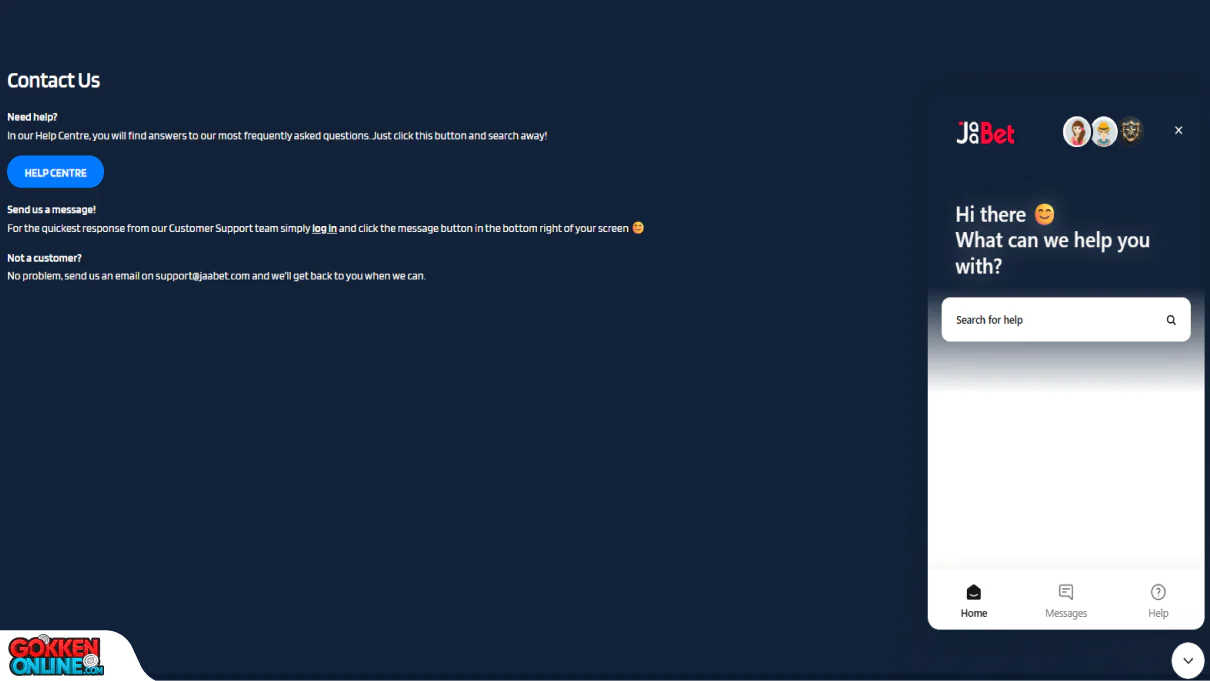 JaaBet Casino Klantenservice