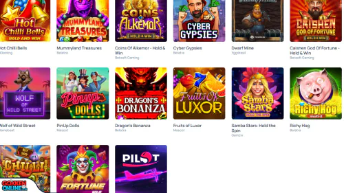 SpinDog Casino slots