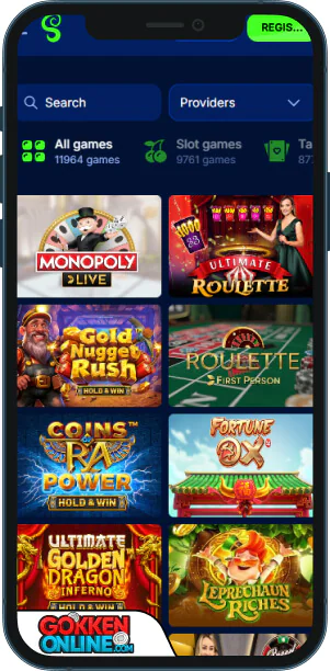 Spinny Casino Mobiele app