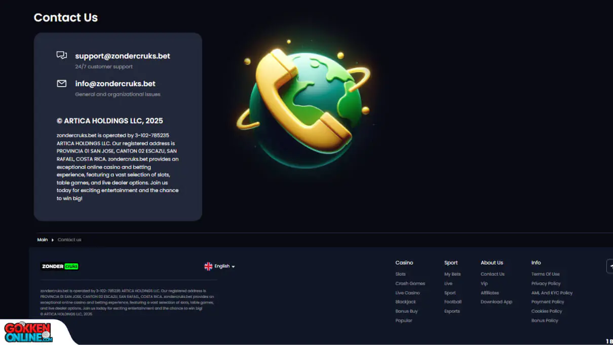 Zondercruks Casino Klantenservice