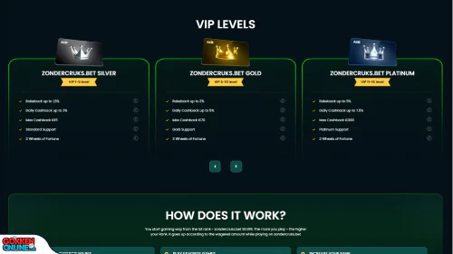 Zondercruks Casino vip programma