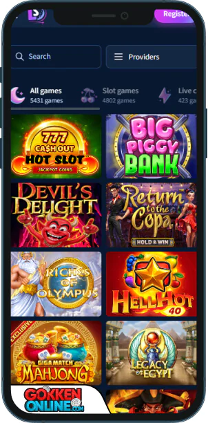 Lunarspins Casino Mobiele app