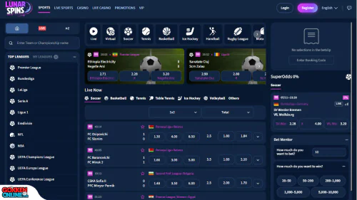 Lunarspins Casino sport