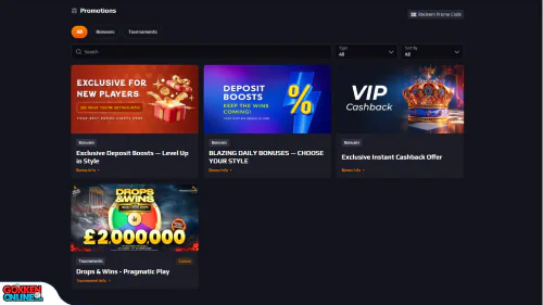 Blaze Spins Casino bonus