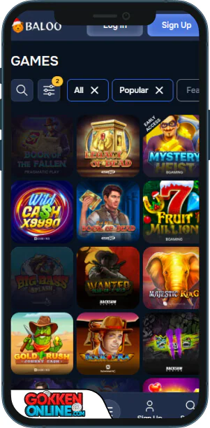 Baloo Casino Mobiele app