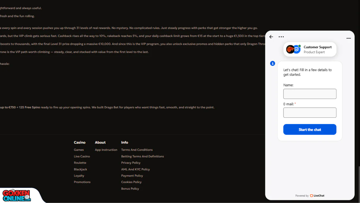 Blaze Spins Casino Klantenservice