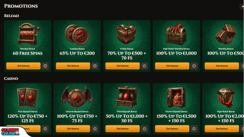 Blaze Spins Casino bonus