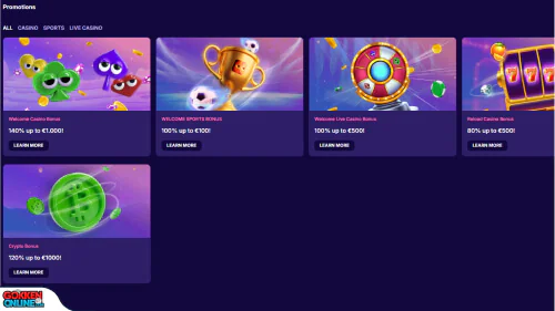 Blindluck Casino bonus