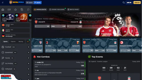 Royal Spinia Casino sport