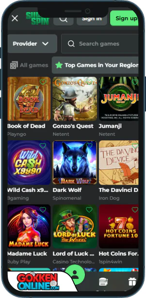 Super Spin Casino Mobiele app