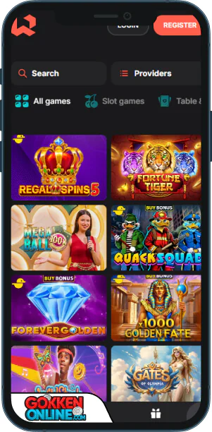 Wettson Casino Mobiele app