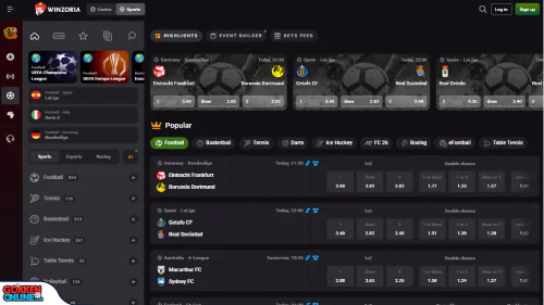 Winzoria Casino sport