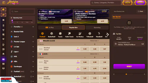 Alawin Casino sport